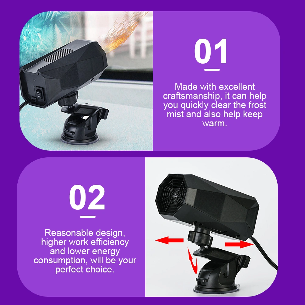 1pc Portable Car Mounted Heater Professional Car Defroster Portable Car Heaters