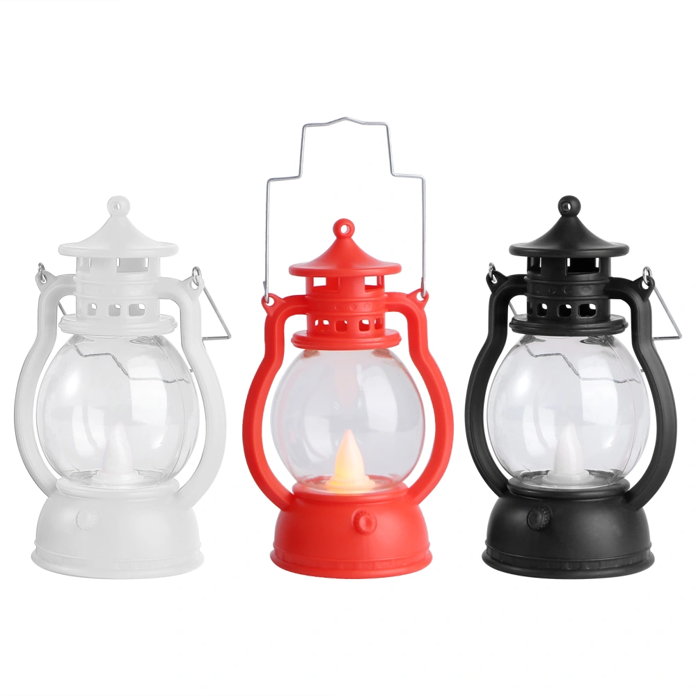 3Pcs Handheld Retro Lantern Creative Decorative Lamp Chic Kerosene Lamp