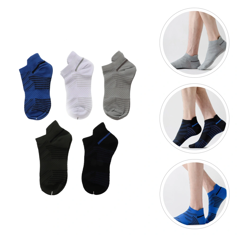 5Pairs Sweat Absorption Compression Sports Socks Multi-function Stockings