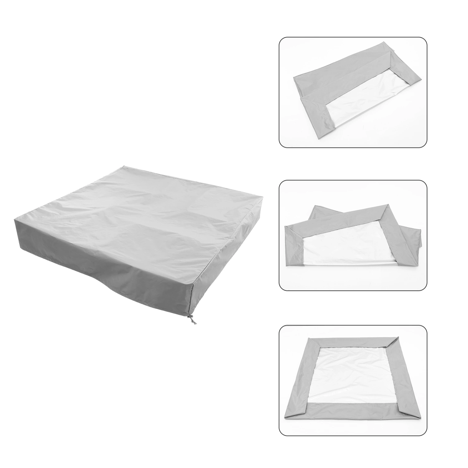 Sandpit Cover Waterproof Sandpit Pool Protective Cover Sandbox Cover with Drawstring