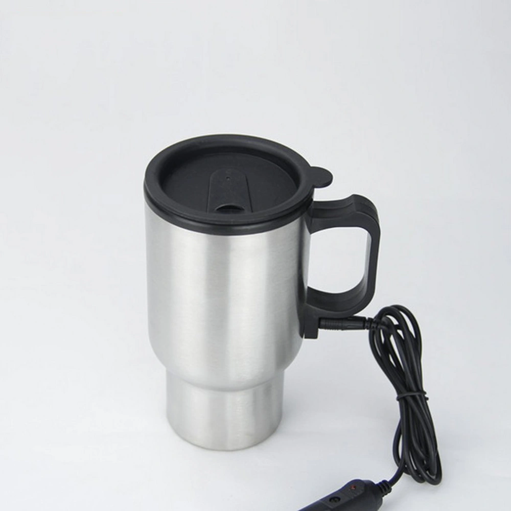 450ML Stianless Steel and Plastic Electric Heating Vacuum Cup Rapid Heating Cup for Vehicle