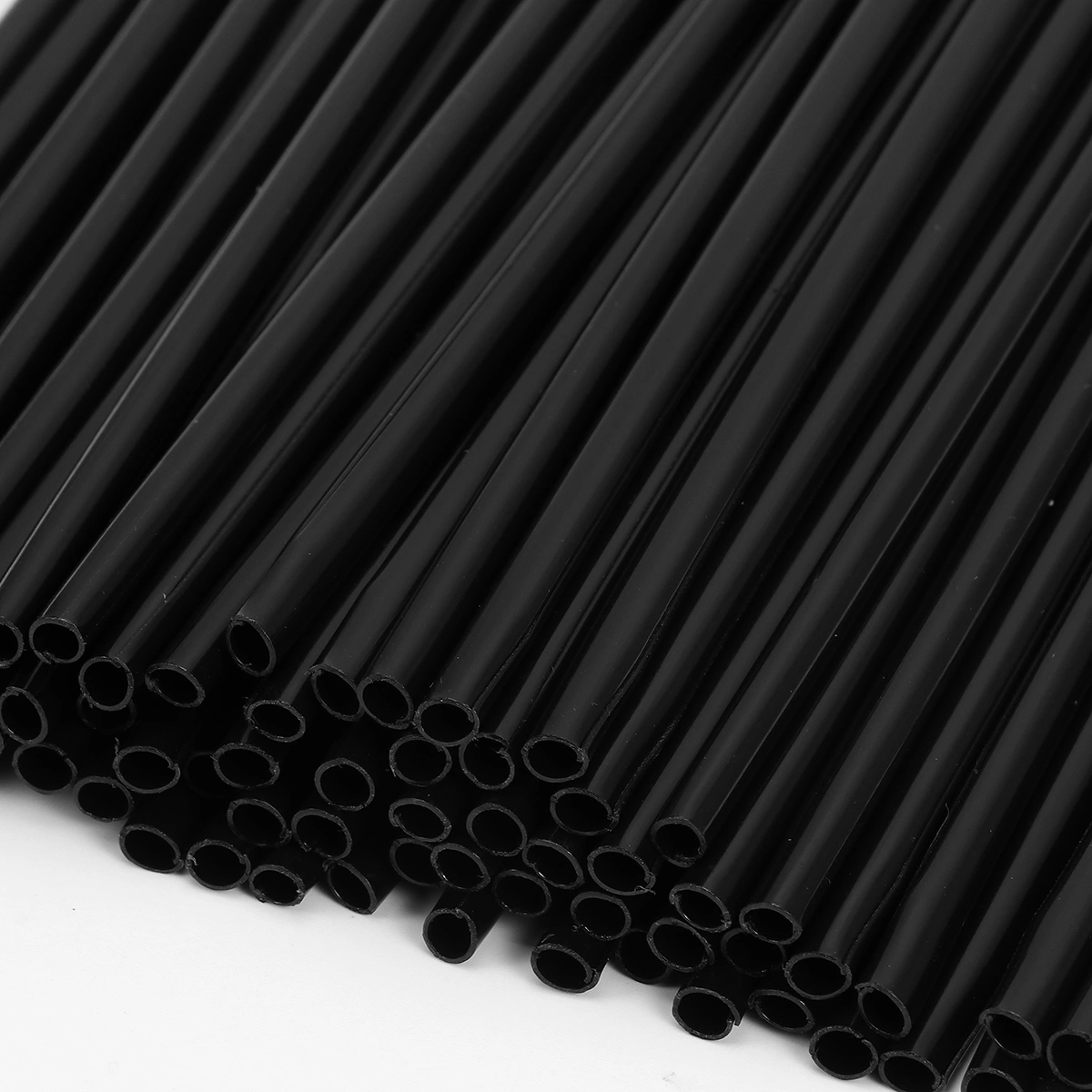 1 Set Bike Spoke Bike Wheel Spoke Reflector Universal Bike Skins Wraps Warning Strip Security Tape Wheel Decor for Motorbike Mountain Bike (Black)
