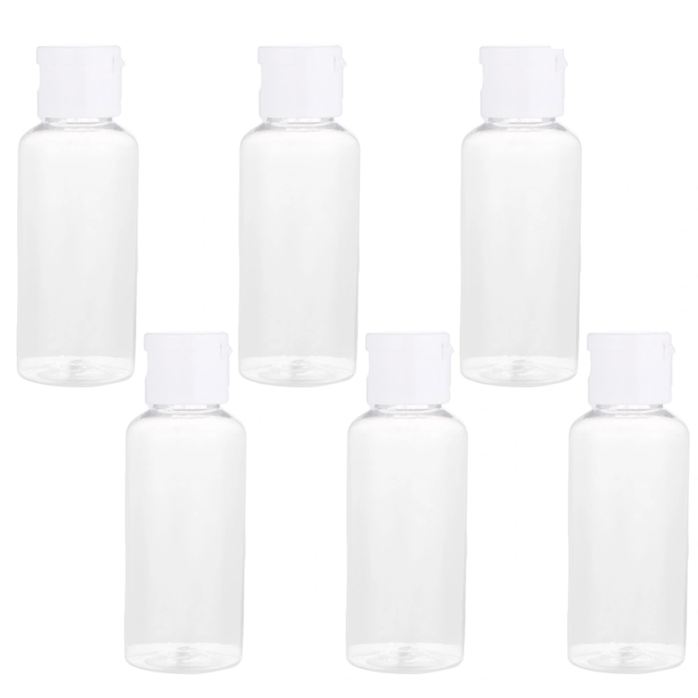 12pcs 50ml Clamshell Cosmetic Bottle Portable Cosmetic Holder Travel Empty Lotion Storage Bottle