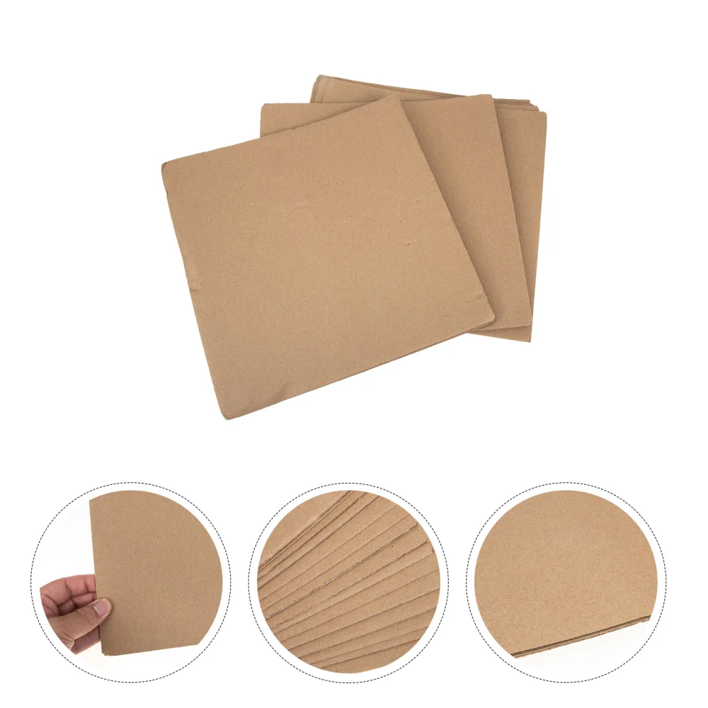 20pcs Corrugated Cardboard Sheets Kids DIY Arts Crafts Corrugated Cardboard