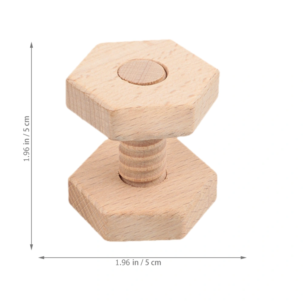 Wooden DIY Assembled Toy Children Install Screw Toy Educational Matching Plaything