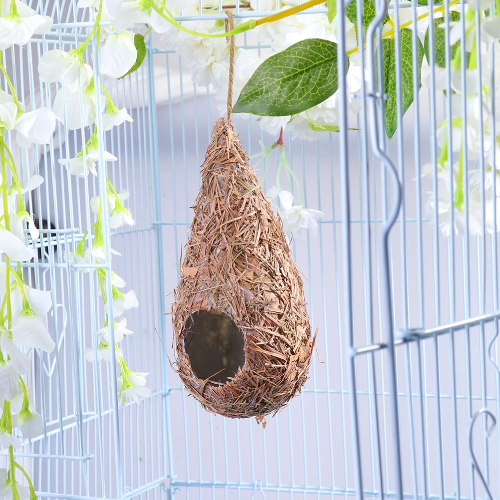 Artificial Bird Nest Weaving Grass Nest Straw Birds Nest Bird Breeding Nest