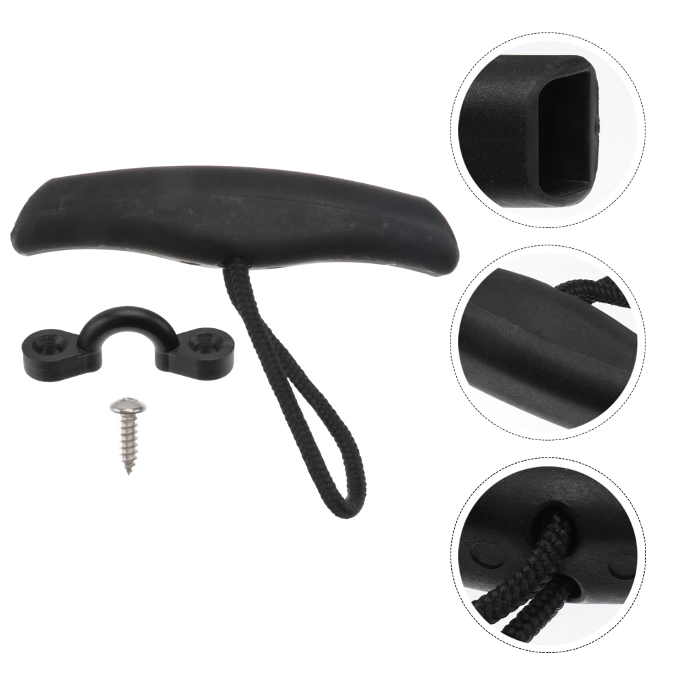 1 Set Useful Kayak Carry Handle Replacement Handle Kayak Fastener Handle (Black)