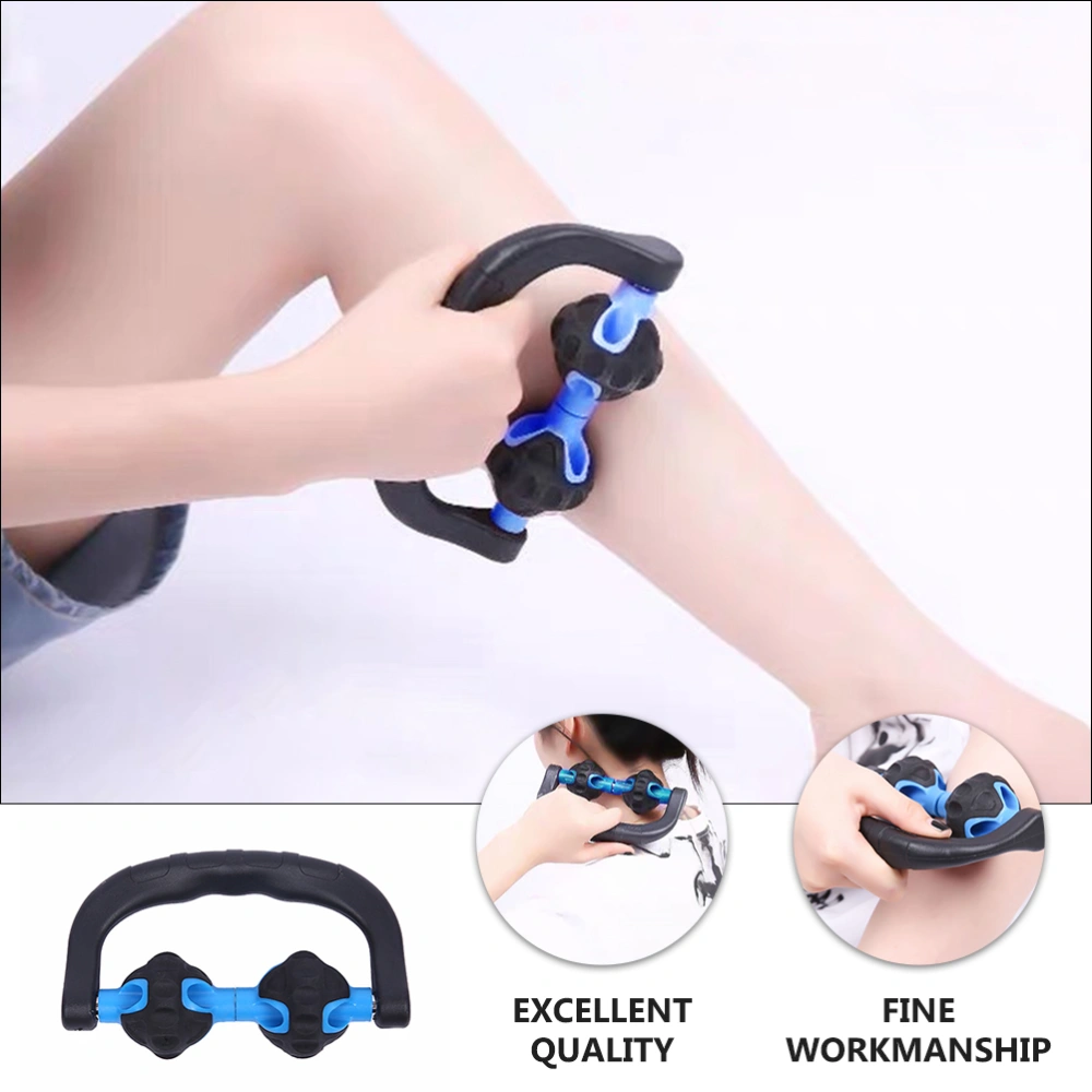 1pc Handheld Massage Roller Muscle Relaxing Roller Full Body Massage Tool