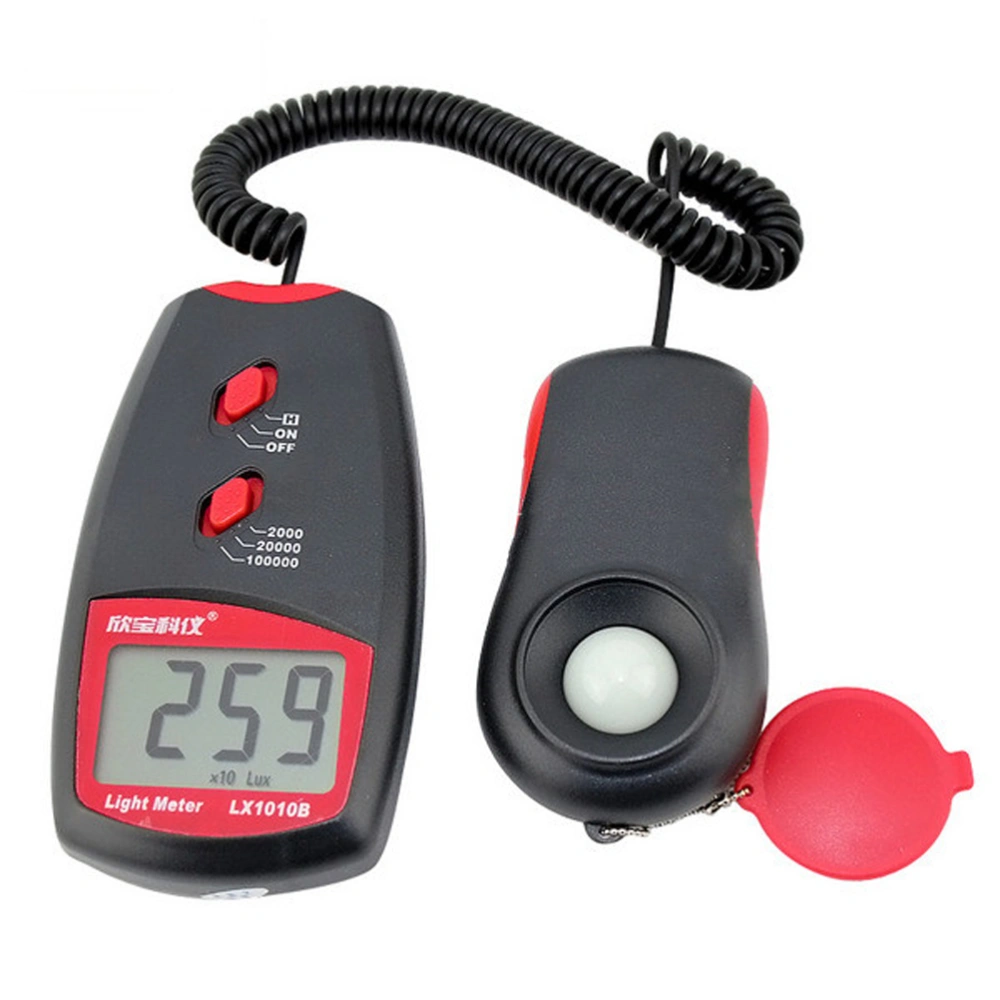 Digital Illuminance Meter Handheld Luminance Light Test Luxmeter for Home School Office Use