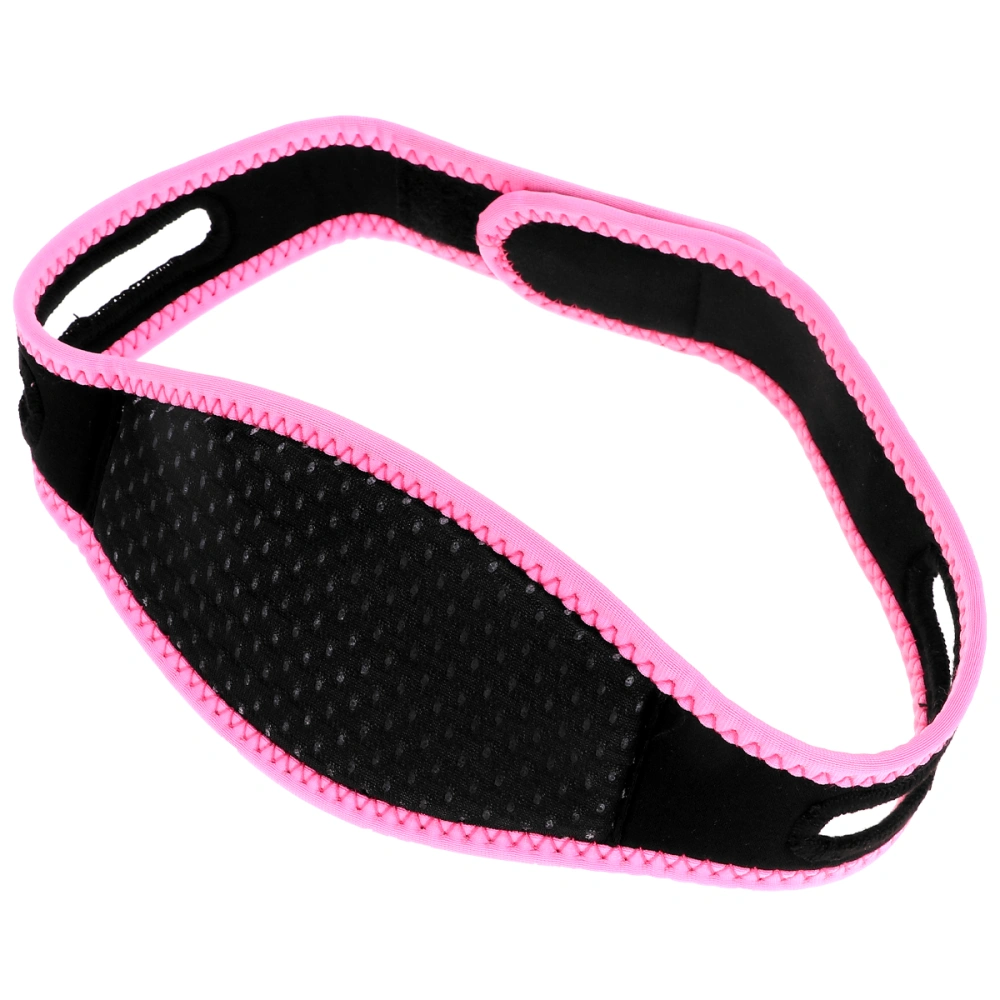 Face Lifting Belt Face Lifting Mask Small V Line Face Bandage Thin Masseter Muscle Chin Strap for Woman Girl Lady (Black, Pink)