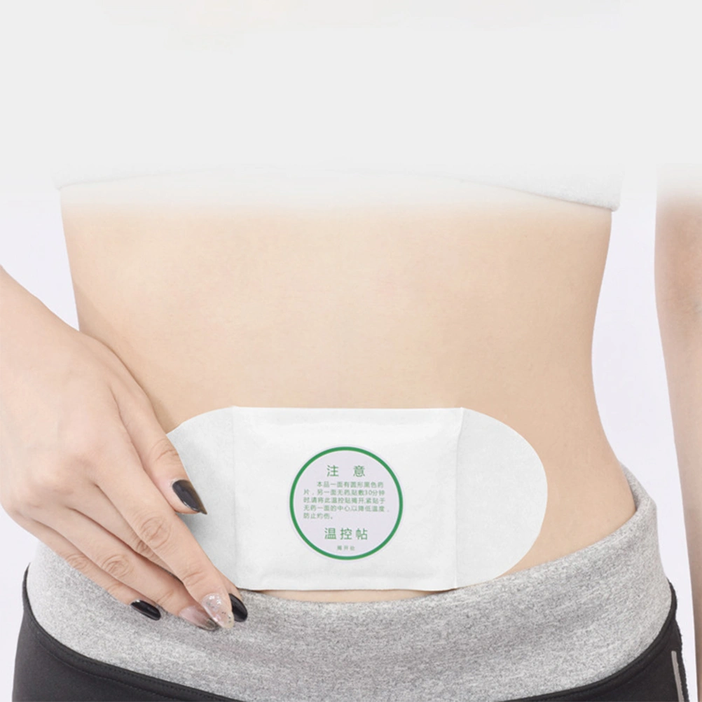 1 Box of 4Pcs Moxibustion Patches Wormwood Heat Pads Moxa Knee Plasters