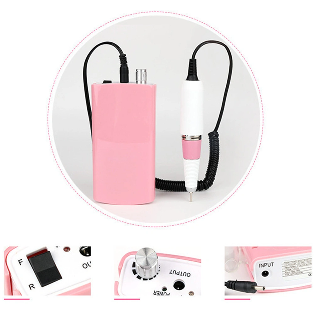 Professional Electric Pen Pedicure File Polish Manicure Machine Nail Drill Art Tool Bit Acrylic Feet Care with US Plug