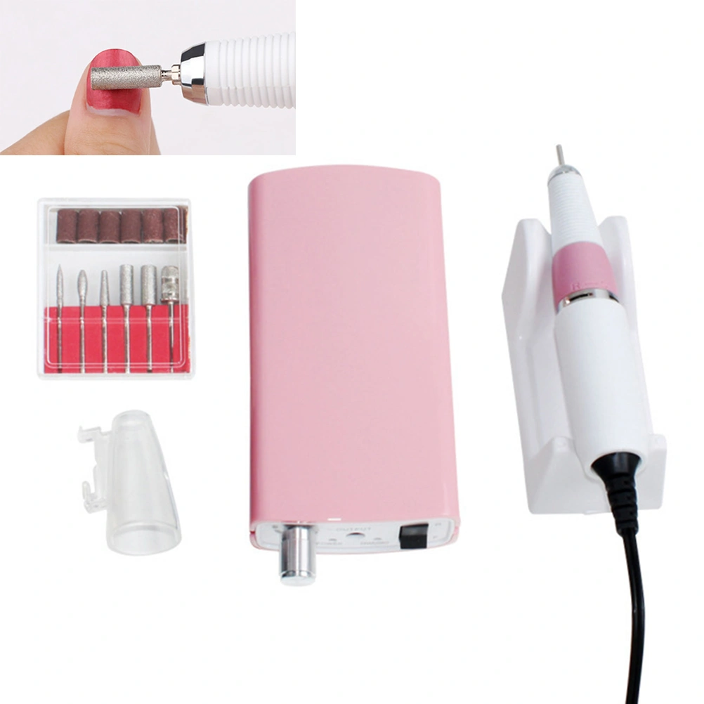 Professional Electric Pen Pedicure File Polish Manicure Machine Nail Drill Art Tool Bit Acrylic Feet Care with US Plug