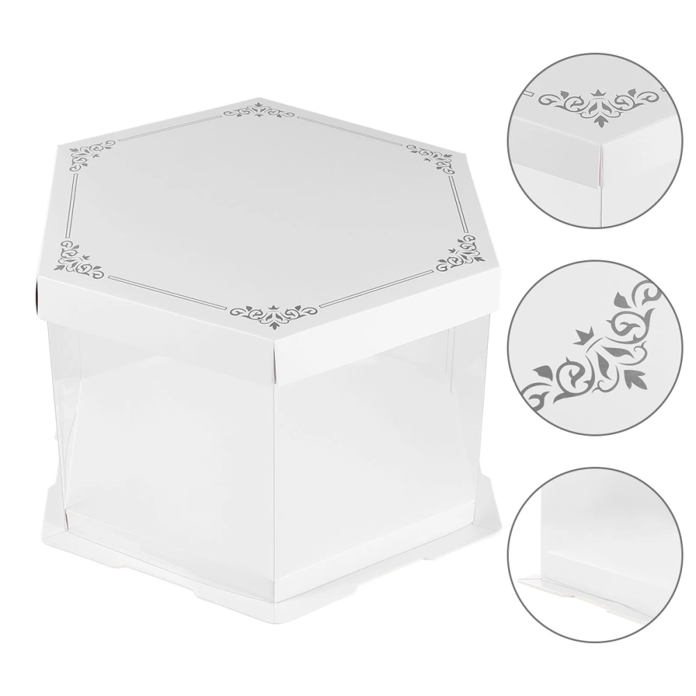 5 Pcs Birthday Cake Cases Cake Storage Container Cake Decors Cake Gift Boxes