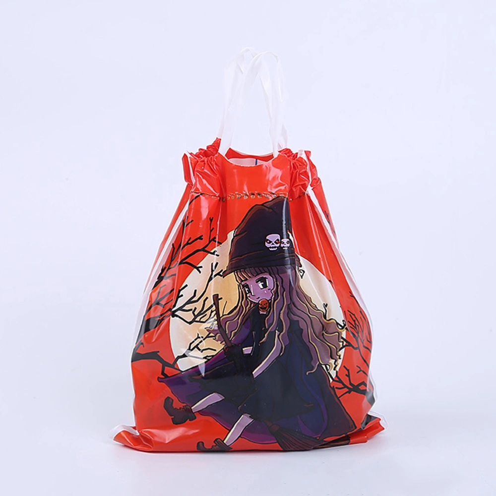 40Pcs Drawstring Plastic Halloween Candy Bag Trick Or Treat Bags (Random Style)