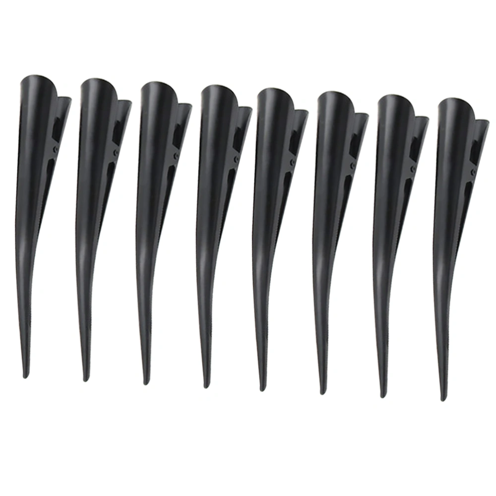 8pcs Metal Hair Clips Duckbill Clip Seamless Clip Hair Separate Clips for Salon