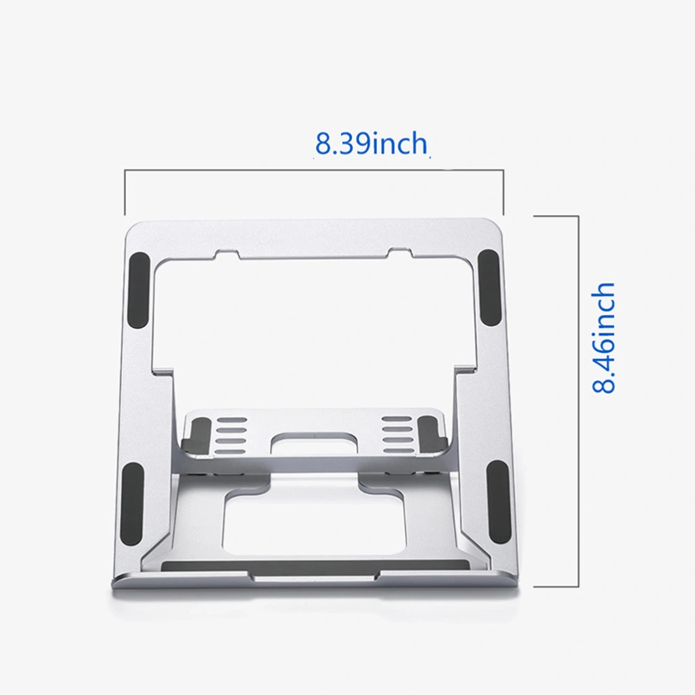 Aluminum Alloy Rack Double Sided Stand Folding Holding Bracke Desktop Support Shelf for Computer Laptop Tablet PC