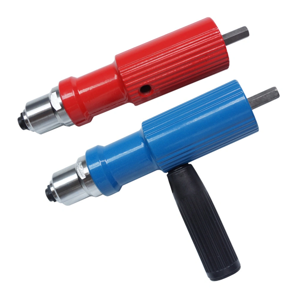 Electric Rivet Nut Machine Riveting Tool Cordless Riveting Drill Adapter Red