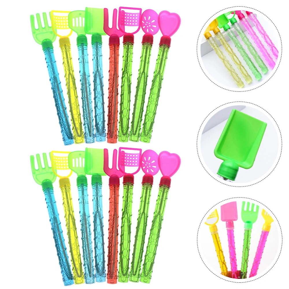 24Pcs Child Bubble Wand Toys Creative Summer Toys Outdoor Toys (Random Color)