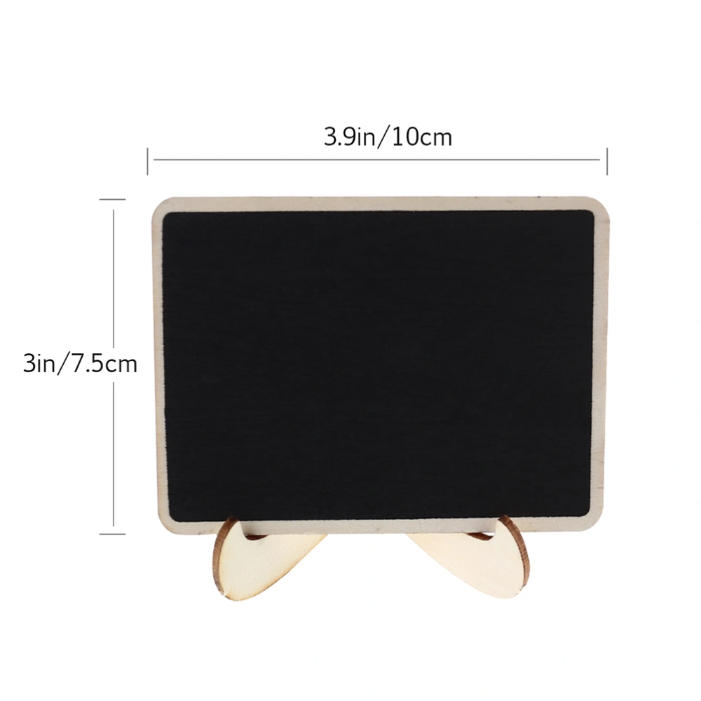 20pcs Mini Chalkboards with Support for Message Board Signs Wedding Dinner Party Table Place Signs - Square