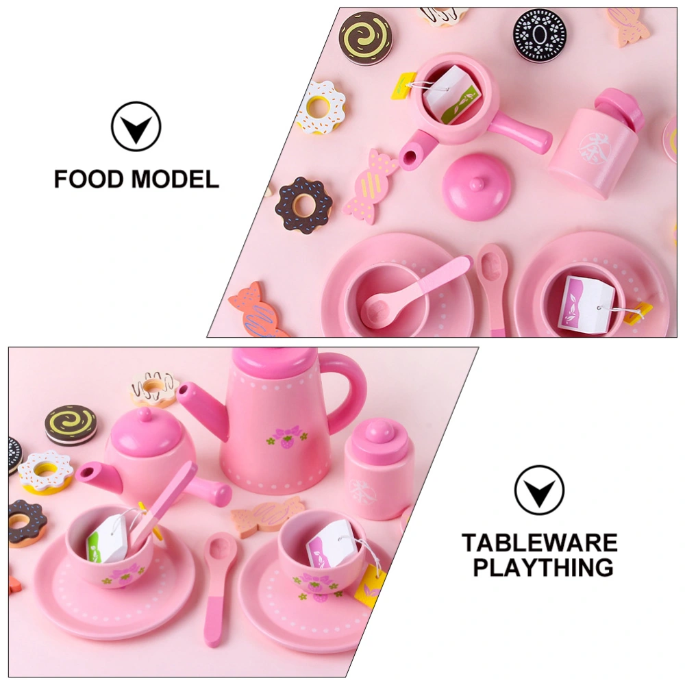 1 Set Kitchen Ware Kitchen Kit Toy Funny Children Toy Simulation Food Model