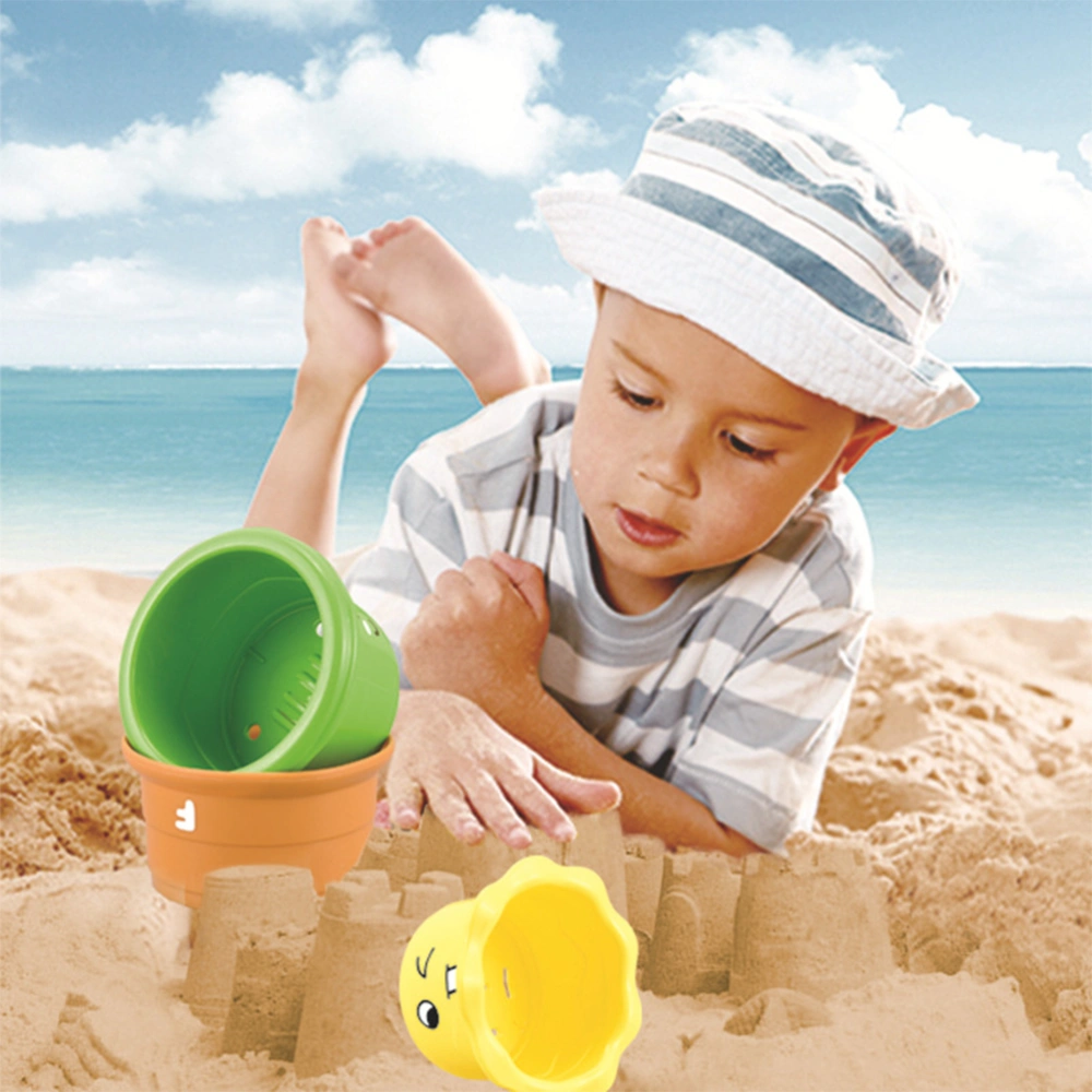 6Pcs Creative Kids Stackable Cup Toy Funny Bathing Toy Educational Plaything