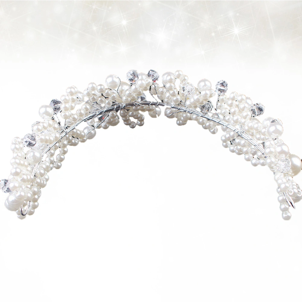 Wedding Pearl Headband Bridal Exquisite Headpieces Party Hair Accessories for Woman Girl Bride