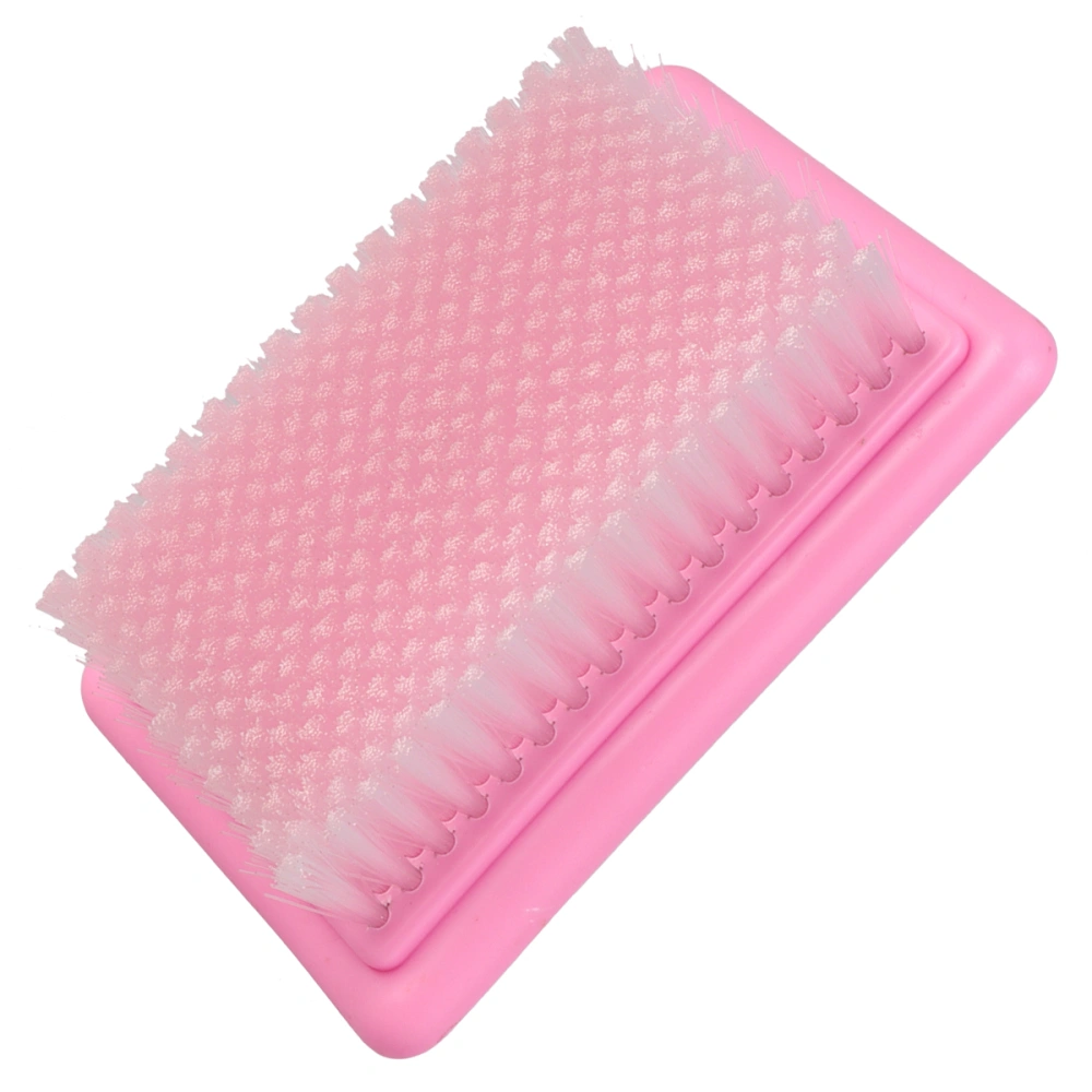 1PC Wool Felt Base Hair Brush Multi-purpose Hair Brush Household Cleaning Brush Portable Washing Brushes for Home Use (Pink Size L)