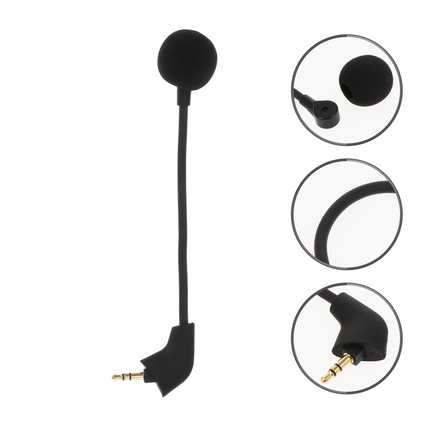 1Pc Portable Gaming Headset Microphone Useful Voice Amplifier In-line Microphone