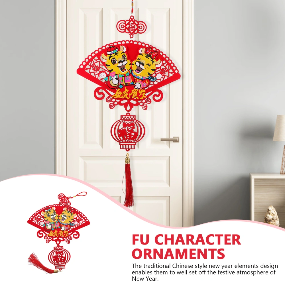 Spring Festival Hanging Decor Decorative Chinese Pendant New Year Ornament