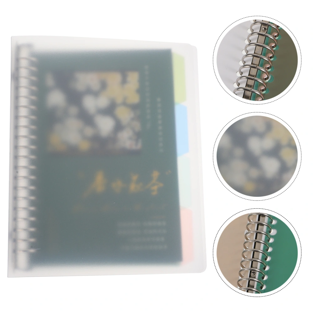 1Pc Loose-leaf Shell Portable Handbook Shell Creative PVC Binder Cover