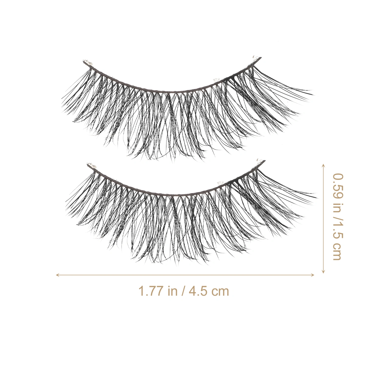 5 Pairs False Eyelashes Chemical Fiber Fake Lashes Natural 3D Eye Beauty Lashes