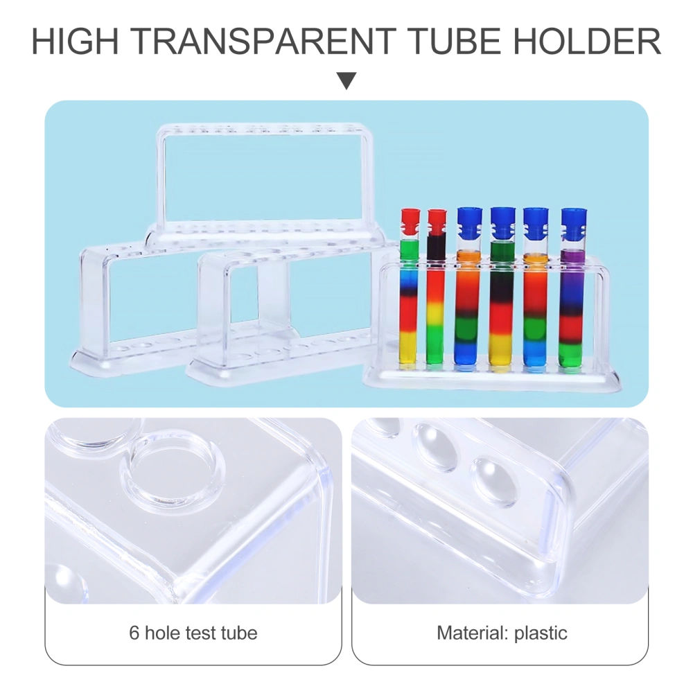 2PCS Test Tube Rack School Laboratory Tube Rack Professional Tube Rack