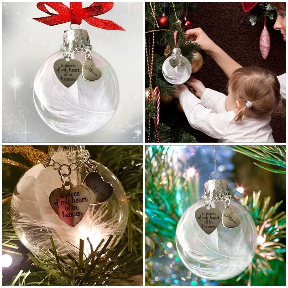 1Pc Memorial Decorative Ball Pendant Souvenir Ornament Christmas Tree Pendant