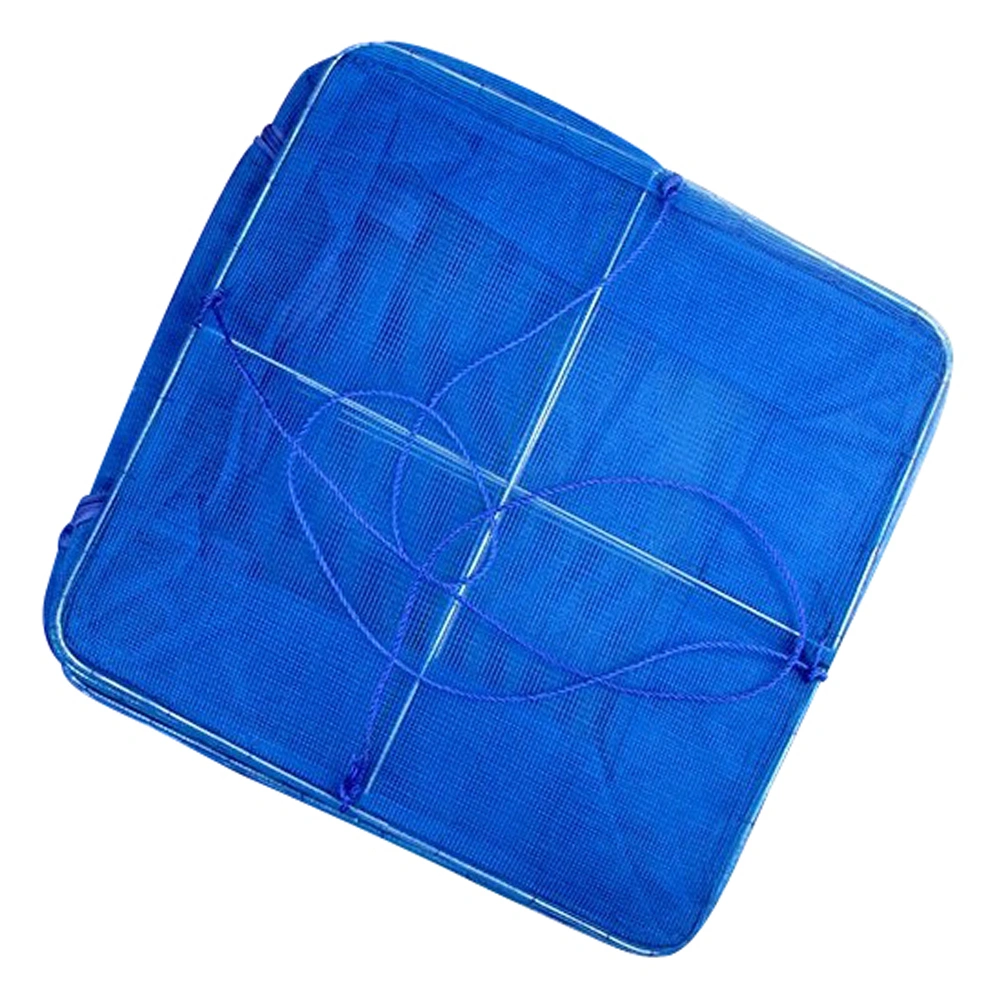 1Pc Folding Drying Net Fish Vegetable Drying Fish Clothes Basket Dryer (Blue)