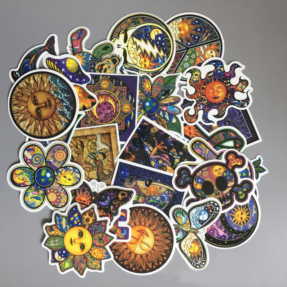 25pcs/set World Peace Personalized Color Waterproof Car Stickers Luggage Stickers Laptop Decals (Multicolor)