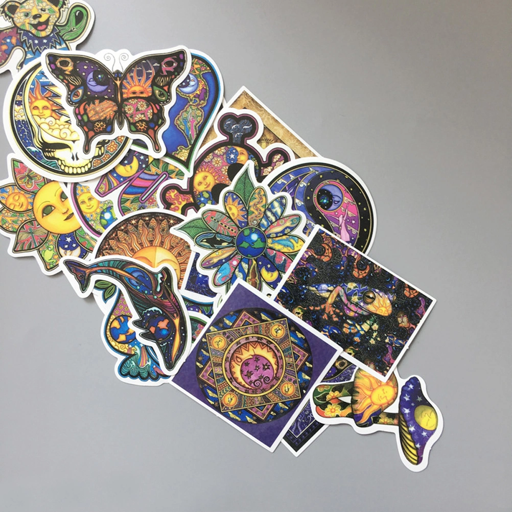 25pcs/set World Peace Personalized Color Waterproof Car Stickers Luggage Stickers Laptop Decals (Multicolor)