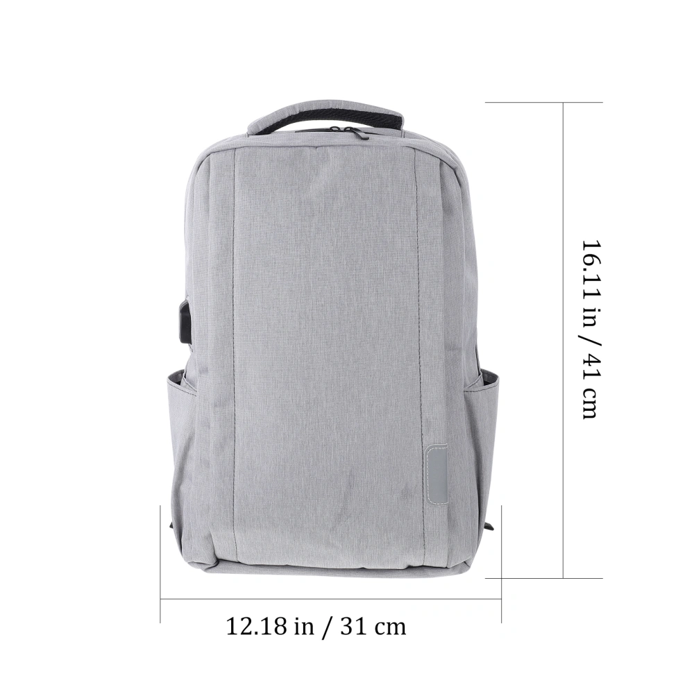1Pc Laptop Backpack Travel Computer Bag College Student Schoolbag Business Bag