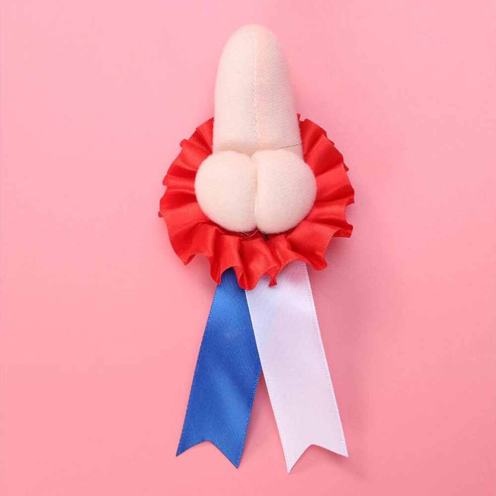 2 Pcs Penis Badges Funny Bachelor Party Erotic Boutonnieres Single Party Costume Accessories Photo Props