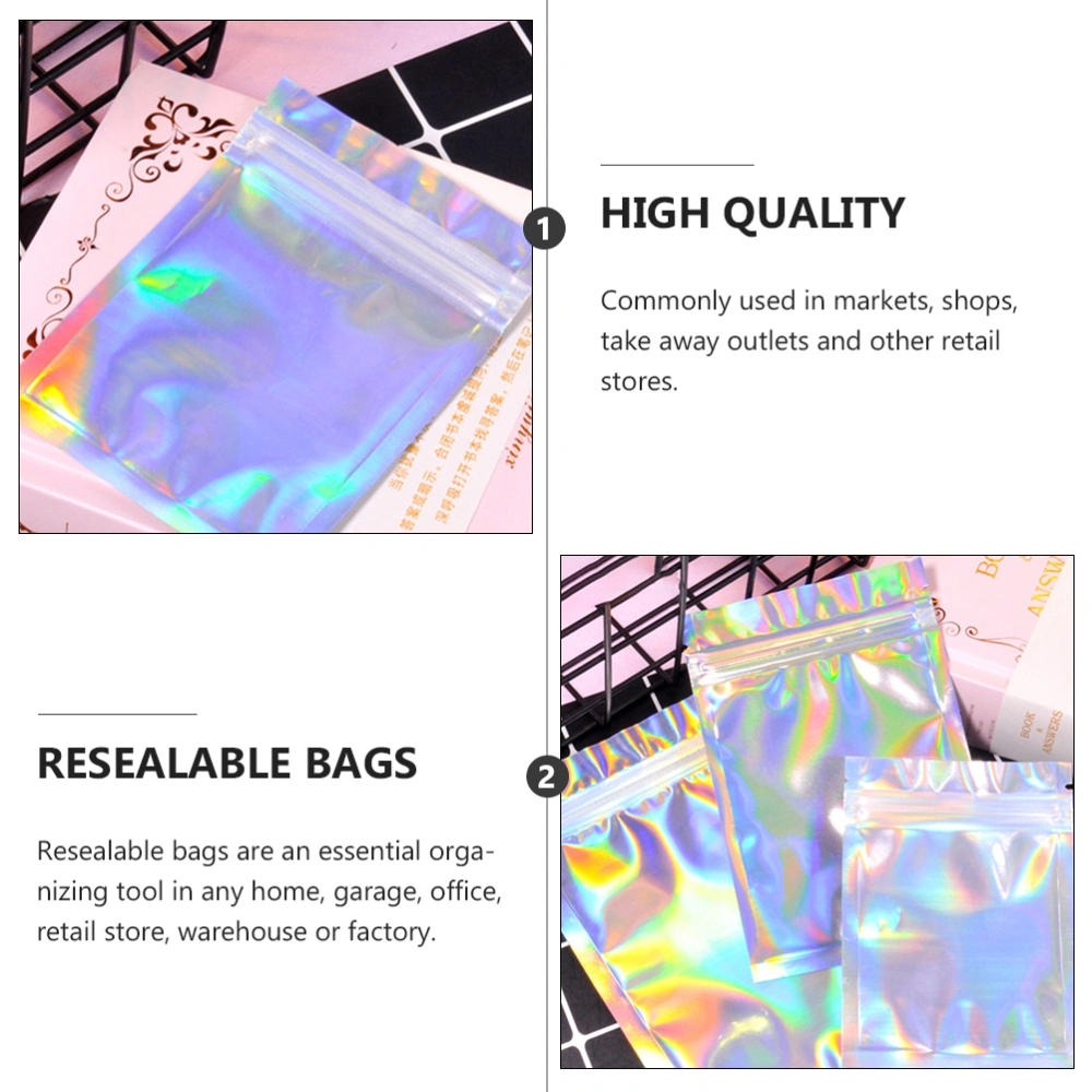 30pcs Aluminizing Bags Single Sided Transparent Headphone Storage Sealing Bag