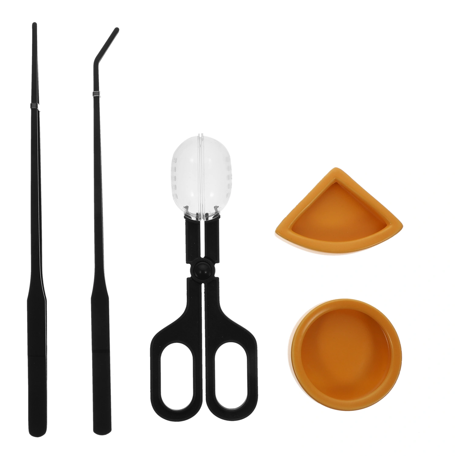 1 Set Reptile Feeding Tongs Water Food Feeder Feeding Tong Long Tweezers