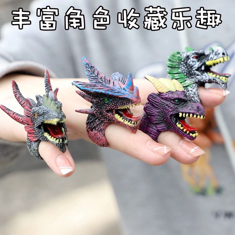 Animal Ring Chunky Ring Animals Party Decorative Finger Ring Goodies Bags Filler Random Style
