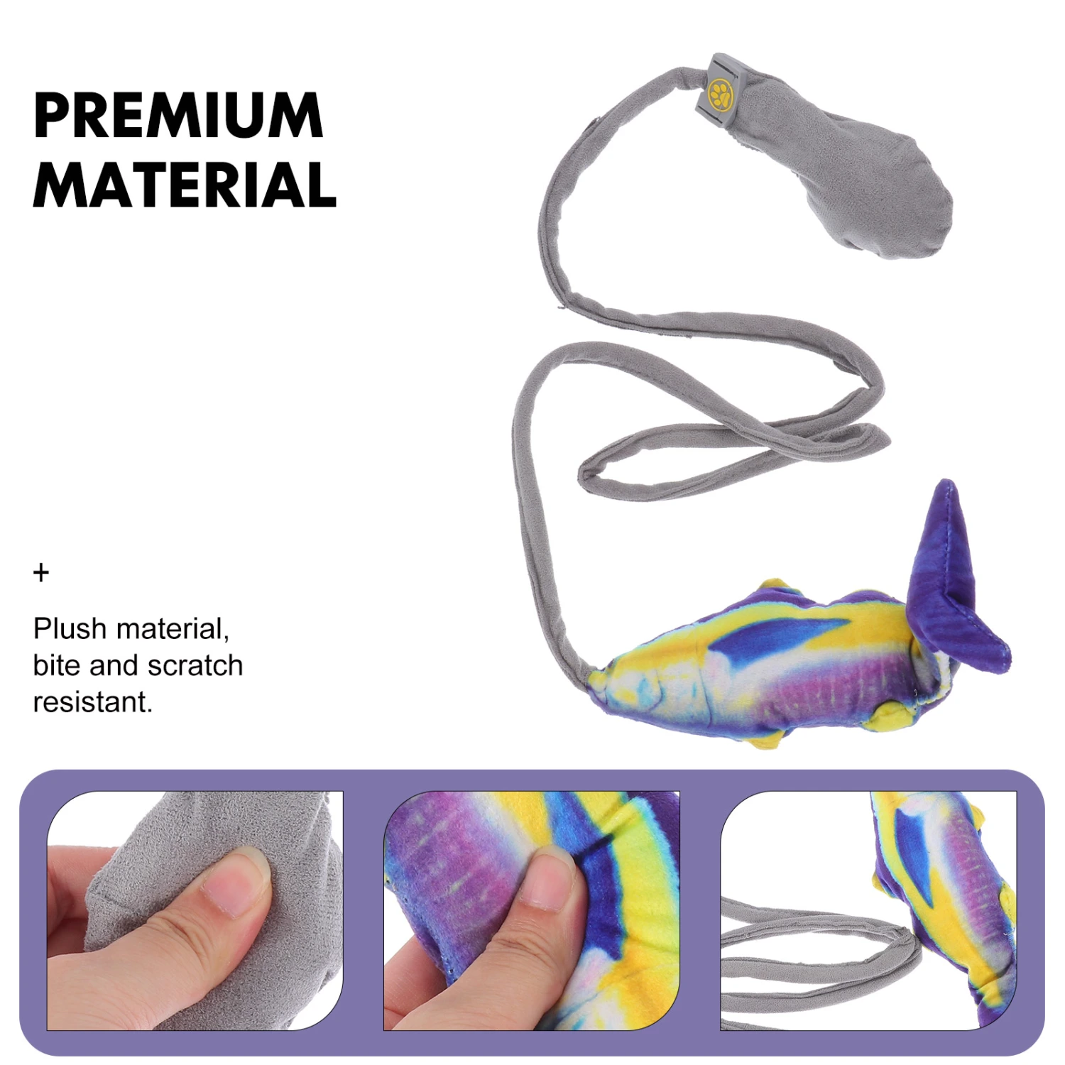 1Pc Cat Simulation Fish Toys Kitten Toys Interactive Cat Toys Pet Cat Playthings