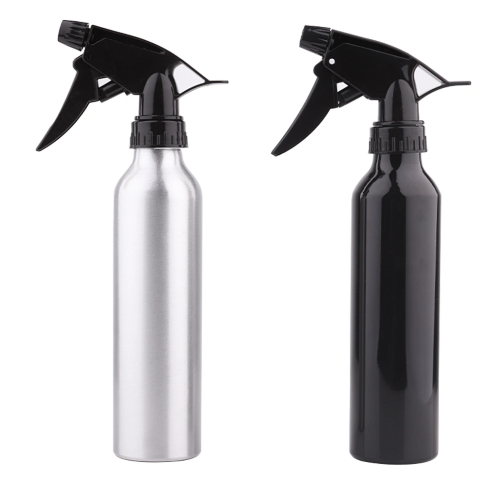 1pc Aluminium Empty Bottle Pigment Storage Container Professional Diffuser Spray Bottle Green Soap Spray Pressure Pump Container Accessories (Silver)