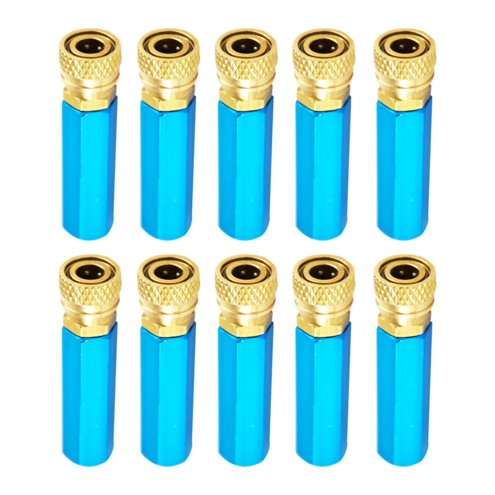 1 Set of 30mpa External Oil-water Separator High Pressure Pump Simple Water Oil Filter Sky-blue (Simple Water Oil Filter + Nut + 2pcs Rubber Ring)