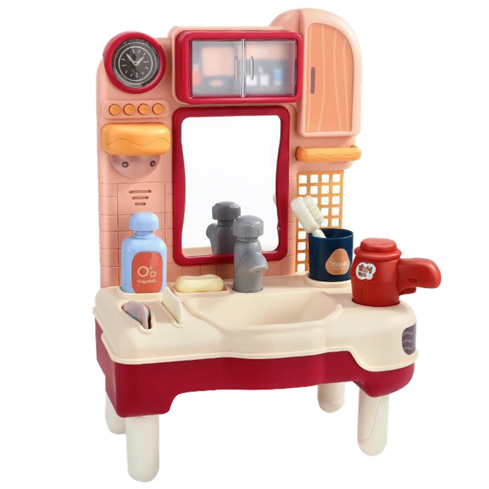 1 Set of Kids Dresser Toys Simulation Dressing Table Suit Baby Educational Toys