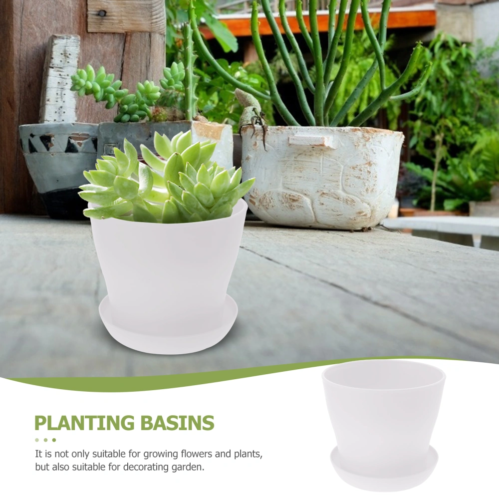 10 Pcs Plastic Flower Pot Gardening Flower Planting Container Succulent Plant Holder