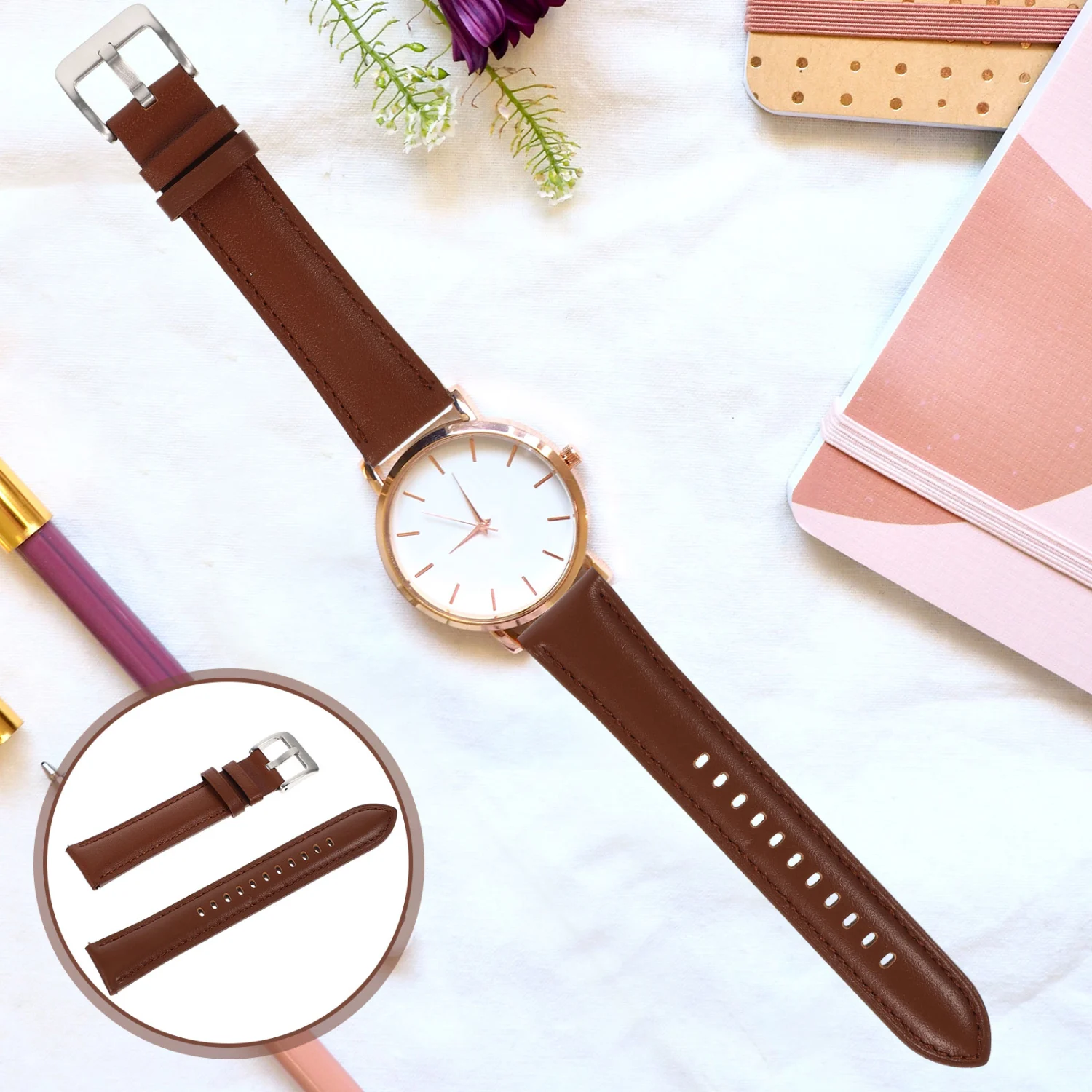 Household Watch Bands Wear-resistant Watchstraps Delicate Watchbands Watch Accessory