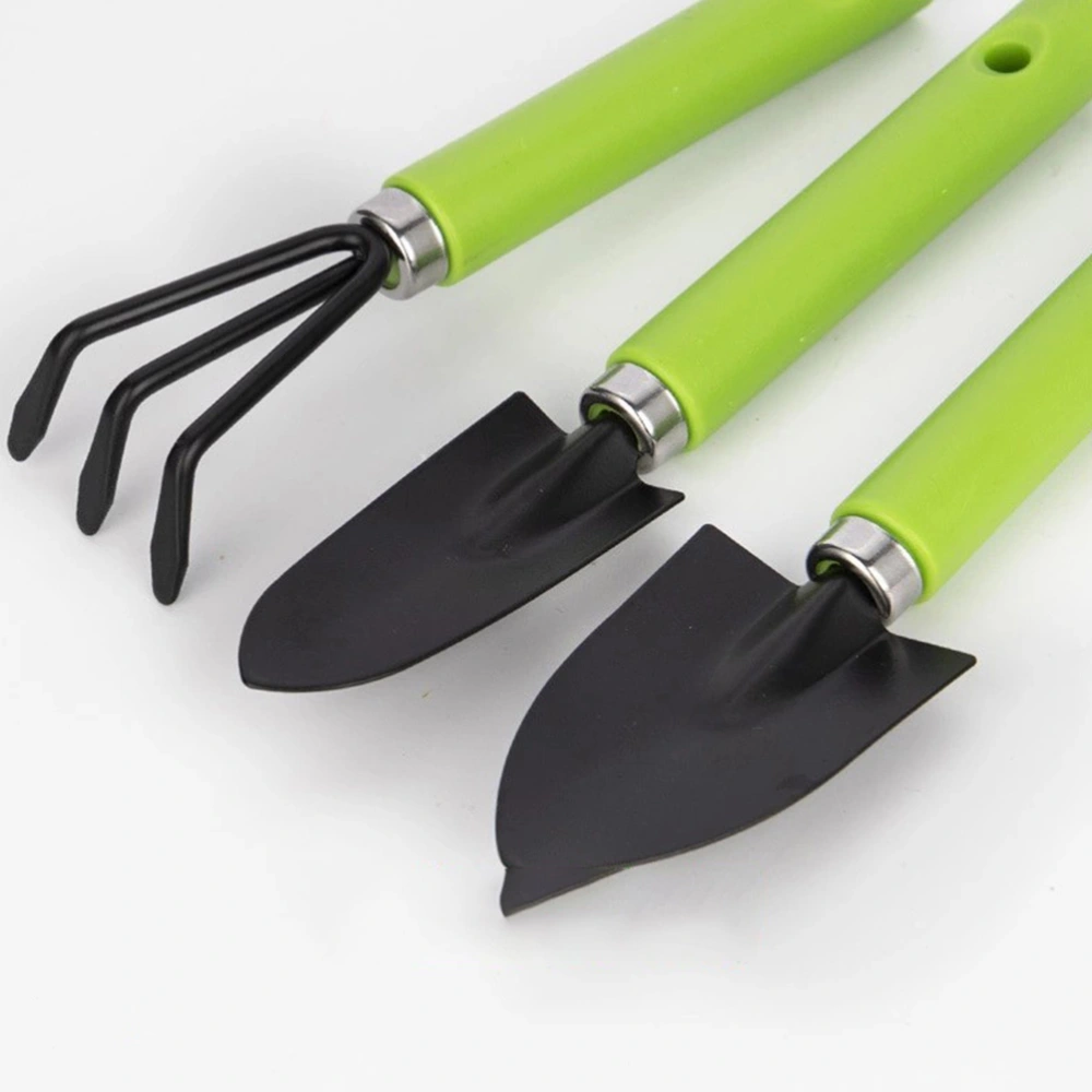 1 set of Portable Mini Garden Tools Hand Kit Plant Gardening Shovel Spade Rake