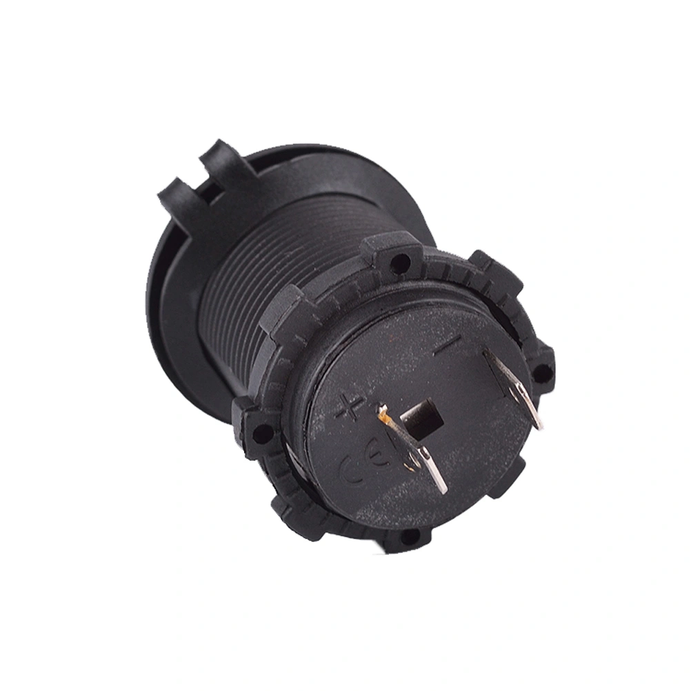 Portable Universal 12V-24V Waterproof Marine Boat Car Motorbike Cigarette Lighter Power Supply Socket Outlet Adapter Plug (Black)